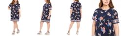 Michael Kors Plus Size Printed Shift Dress